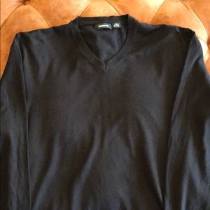 Black V-Neck Sweater